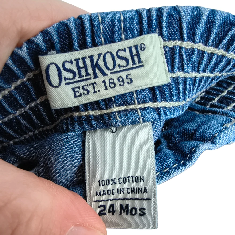 OshKosh B'gosh Blue Star Embroidered Shorts